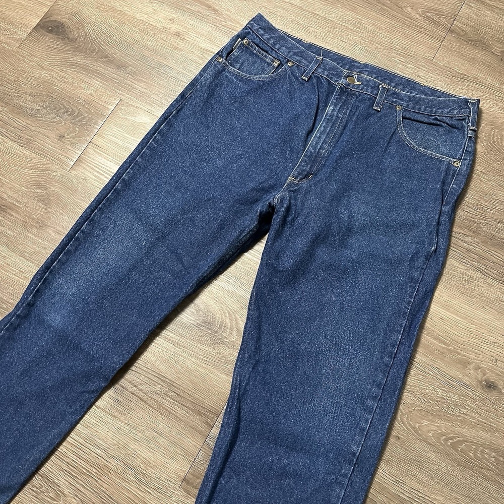 Vintage Carhartt Jeans Size 40x30 Denim Relaxed Straight Union Made In USA P8500